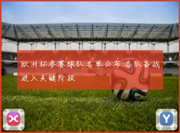 欧洲杯参赛球队名单公布 各队备战进入关键阶段
