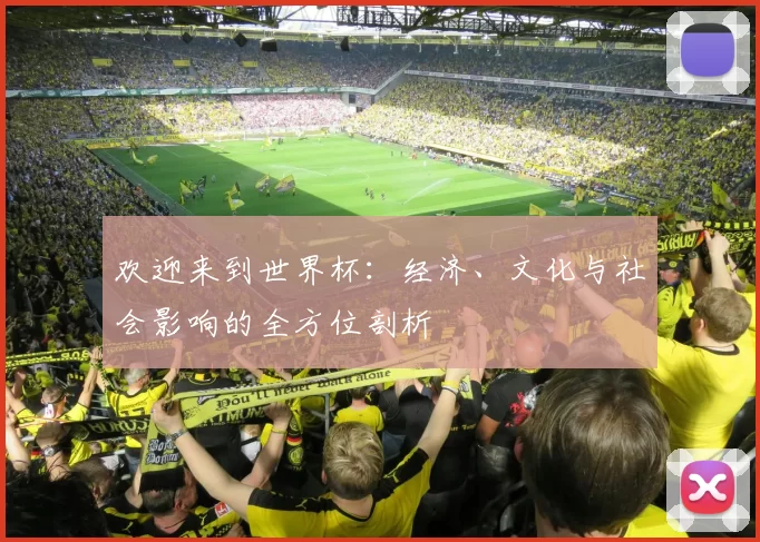 欢迎来到世界杯：经济、文化与社会影响的全方位剖析