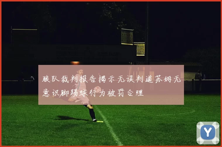 狼队裁判报告揭示无误判道苏姆无意识脚踢球行为被罚合理
